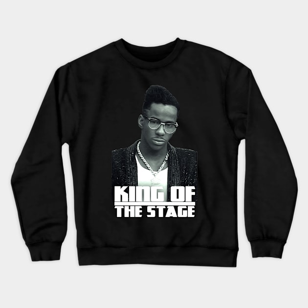 King of the Stage Mono Crewneck Sweatshirt by hitman514